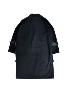 SULVAM - Ladies Classic Over Coat - SS25 - BLACK